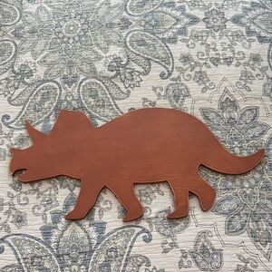Orange Dinosaur Wall Decor